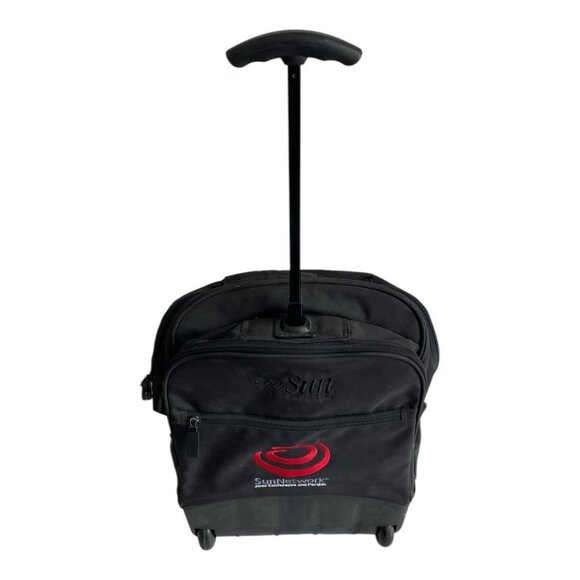 SunNetwork 2002 Conference Rolling Backpack Travel Bag Laptop Sleeve VGC - Picture 1 of 6